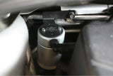 J&L 13-14 Ford Focus ST Rear Oil Separator 3.0 - Clear Anodized - 3021R-C