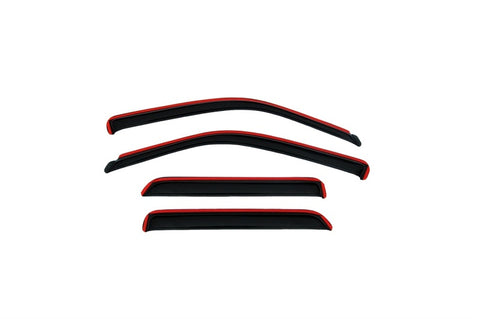 AVS 06-11 Chevy HHR Ventvisor In-Channel Front & Rear Window Deflectors 4pc - Smoke - 194318