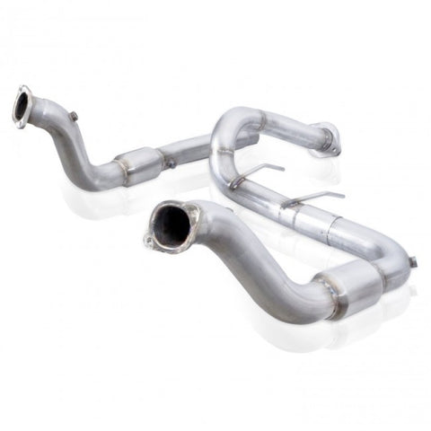 Stainless Works 2017 F-150 Raptor 3.5L 3in Downpipe High-Flow Cats Factory Connection - FTR17DPCAT