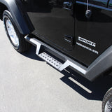 Westin/HDX 07-17 Jeep Wrangler 2Dr Drop Nerf Step Bars - Textured Black - 56-13315