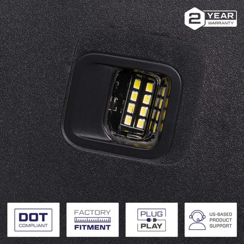 Form Lighting Chevrolet/GMC LED License Plate Lights (Pair) - FL0064