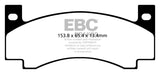 EBC 71-72 Amc Ambassador 4.2 Yellowstuff Front Brake Pads - DP41176R