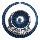 Edelbrock Air Filter Pro-Flo Series Conical 6 7In Tall Blue/Chrome - 43643