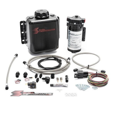 Snow Performance Stg 1 Boost Cooler TD Water Injection Kit (Incl. Red Hi-Temp Tubing/Quick Fittings) - SNO-301