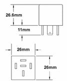Hella Relay 12V 20/40A Spdt Res Sld - 931680011