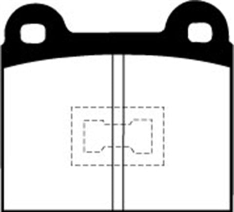 EBC 73-77 Audi Fox 1.5 Greenstuff Front Brake Pads - DP2174