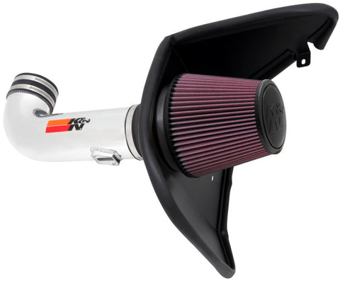 K&N 10 Camaro 6.2L V8 Polished Typhoon Short Ram Intake - 69-4519TP