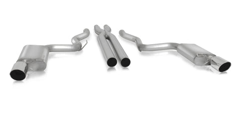 Gibson 15-17 Ford Mustang GT 5.0L 3in Cat-Back Dual Exhaust - Stainless - 619016