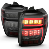 ANZO 2014-2020 Toyota 4Runner T.L Black Housing Smoke Lens Red Light Bar W/Sequential - 311312