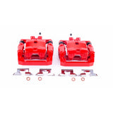 Power Stop 07-15 Mazda CX-9 Rear Red Calipers w/Brackets - Pair - S5042A