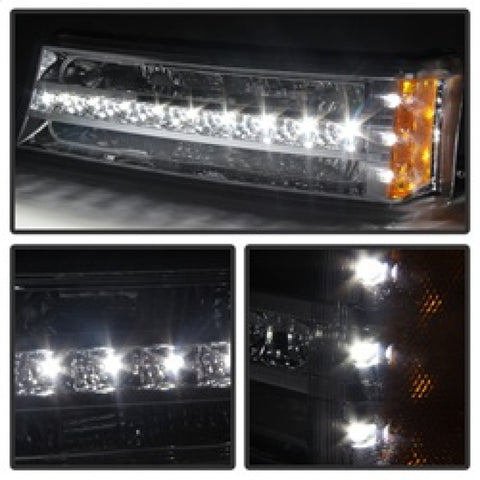 xTune Chevy Silverado 03-06 / Avalanche 02-06 LED Bumper Lights Chrome CBL-JH-CS03-LED-C - 9027499