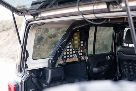 DV8 Offroad 2018+ Jeep Wrangler Rear Window Molle Panels - MPJL-01