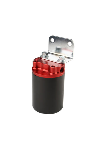 Aeromotive Canister Fuel Filter - 3/8 NPT/100-Micron (Red Housing w/Black Sleeve) - 12319