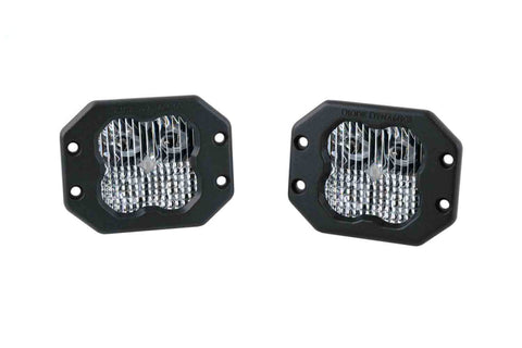 Diode Dynamics SS3 LED Pod Pro - White Combo Flush (Pair) - DD6720P