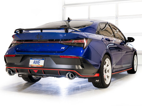 AWE Tuning 22-26 Hyundai Elantra N SwitchPath Cat-Back Exhaust - Chrome Silver Tips - 3025-32237