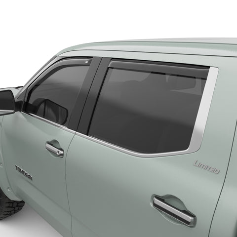 EGR 2022+ Toyota Tundra In-Channel Window Visors Front/Rear Set Dark Smoke - 575401