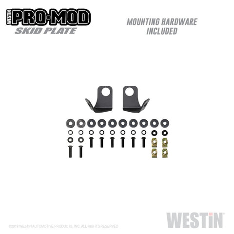 Westin 15-19 Chevrolet Silverado 2500/3500 Pro-Mod Skid Plate - Textured Black - 58-71165
