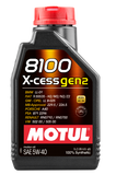 Motul 1L Synthetic Engine Oil 8100 5W40 X-CESS - 109774