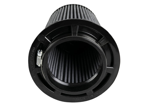 aFe MagnumFLOW Pro DRY S Replacement Air Filter 4in F x 6in B (mt2) x 4-1/2in T (Inv) x 7-1/2in H - 21-91113