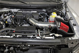 Spectre 11-14 Ford F150 SVT Raptor V8-6.2L F/I Air Intake Kit - Polished w/Red Filter - 9977