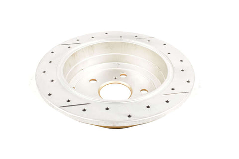 DBA 02-08 Lexus ES300 Rear Street Series Drilled & Slotted Rotor w/Gold Hat - DBA2707X