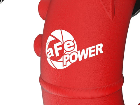 aFe 2022 Toyota Land Cruiser (J300) V6-3.5L (tt) BladeRunner 2.5in Aluminum Hot Charge Pipe - Red - 46-20558-R