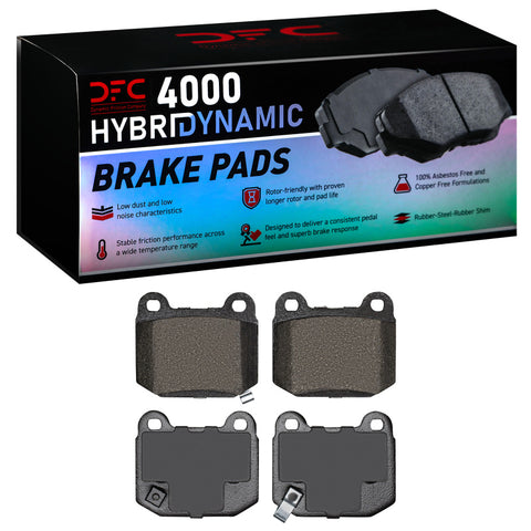 DFC 03-26 Toyota Gr86 Rear 4000 Hybridynamic Brake Pads - 4000-0961-00