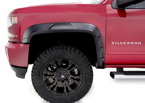 Bushwacker 2019 Chevrolet Silverado 1500 w/ 69.3in Fleetside Bed DRT Style Flares 4pc - Black - 40944-02