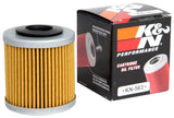 K&N Aprilia / Derbi / Husqvarna / Piaggio 1.781in OD x 0.625in ID x 1.844in H Oil Filter - KN-563