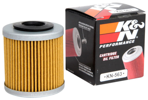 K&N Aprilia / Derbi / Husqvarna / Piaggio 1.781in OD x 0.625in ID x 1.844in H Oil Filter - KN-563