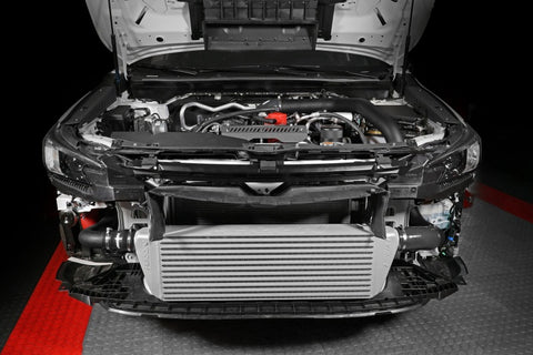 PERRIN 22-23 Subaru WRX Front Mount Intercooler Kit (Black Tubes & Silver Core) - PSP-ITR-441SL/BK