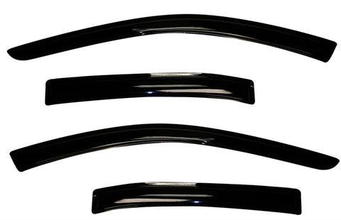 AVS 10-18 Ford Taurus Ventvisor Outside Mount Window Deflectors 4pc - Smoke - 94194