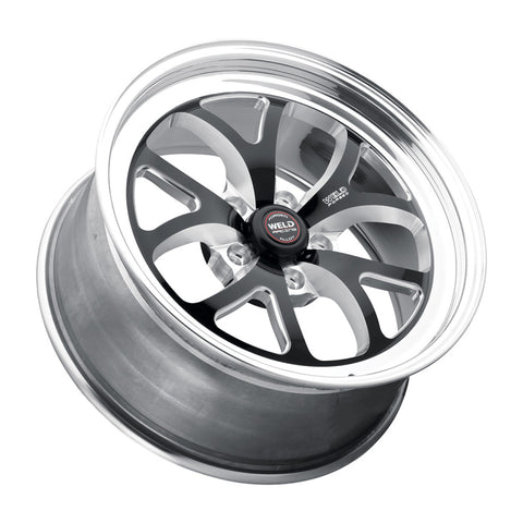 Weld S76 15x12.33 / 5x4.5 BP / 8.5in. BS Black Wheel (Low Pad) - Non-Beadlock - 76LB-512A85A