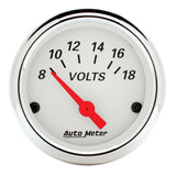 Autometer Arctic White 5 Pc Kit Box w/ Elec KMH Speedo, Elec Oil Press, Water Temp, Volt, Fuel Level - 1302-M
