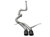 aFe Takeda 3in SS Exhaust Cat-Back 13-16 Ford Focus ST 2.0L Black Tips - 49-33083-B