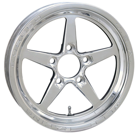Weld Alumastar 1-Piece 15x3.5 / 5x4.5 BP / 2.25in. BS Polished Wheel - Non-Beadlock - 88-15202