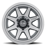 ICON Rebound 17x8.5 6x5.5 25mm Offset 5.75in BS 95.1mm Bore Charcoal Wheel - 1917859057CH