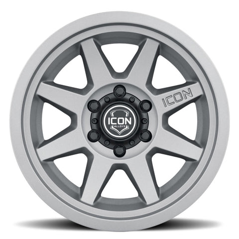 ICON Rebound 17x8.5 5x5 -6mm Offset 4.5in BS 71.5mm Bore Charcoal Wheel - 1917857345CH