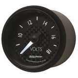 Autometer GT Series 52mm Full Sweep Electronic 8-18 Volts Voltmeter - 8091