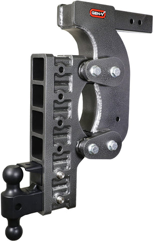 Gen-Y The Boss Torsion-Flex 2.5in Receiver 21in Drop Hitch w/Dual-Ball/Pintle Lock/Stab Kit - GH-1526