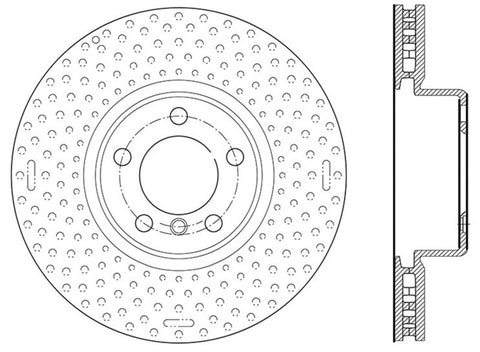 StopTech BMW 12-15 335i / 2014 428i / 2015 235i/228i Front Right Slotted Sport Brake Rotor - 126.34140SR
