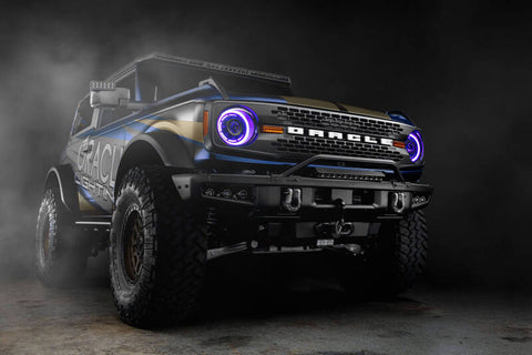 Oracle 2021+ Ford Bronco Oculus Bi-LED Projector Headlights - ColorSHIFT LED - 5886-BC2