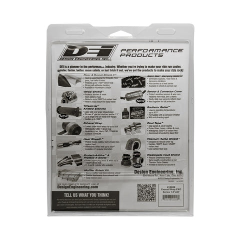 DEI Exhaust Wrap 1.5in x 30ft - EXO - Black - 10058