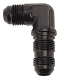 Russell Performance -8 AN 90 Degree Flare Bulkhead (Black) - 661263