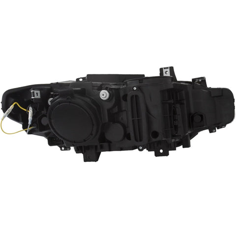 ANZO 2012-2015 BMW 3 Series Projector Headlights w/ U-Bar Black - 121504