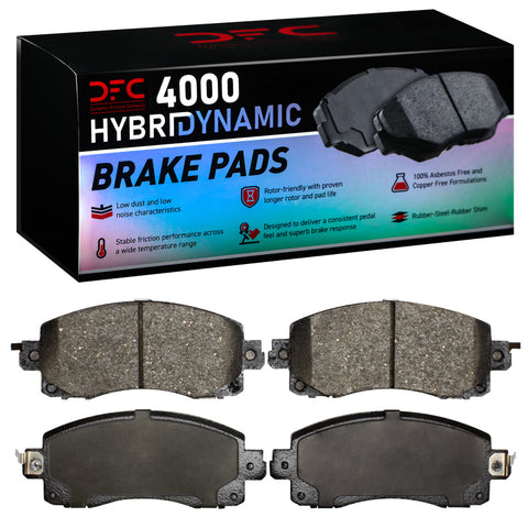 DFC 17-26 Subaru Wrx Front 4000 Hybridynamic Brake Pads - 4000-2045-00