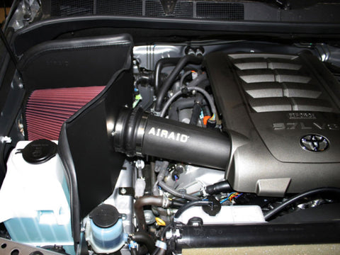 Airaid 07-14 Toyota Tundra/Sequoia 4.6L/5.7L V8 CAD Intake System w/ Tube (Oiled / Red Media) - 510-213