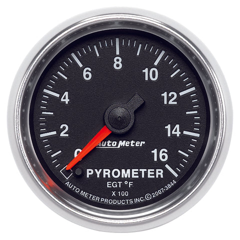 Autometer GS 0-1600 degree F Full Sweep Electronic Pyrometer Gauge - 3844