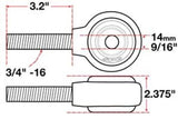 SPC Performance xAxis Rod End Ball Joint - 15734