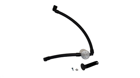 J&amp;L 2021-2024 Ford Bronco 2.7L 3.0 Oil Separator Passenger Side- Clear Anodized - 3073P-C